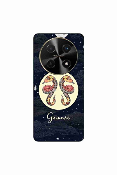 OEM Θήκη συμβατή με Huawei Nova 12i Σιλικόνης Gel TPU με σχέδιο Ωροσκόπιο Δίδυμα