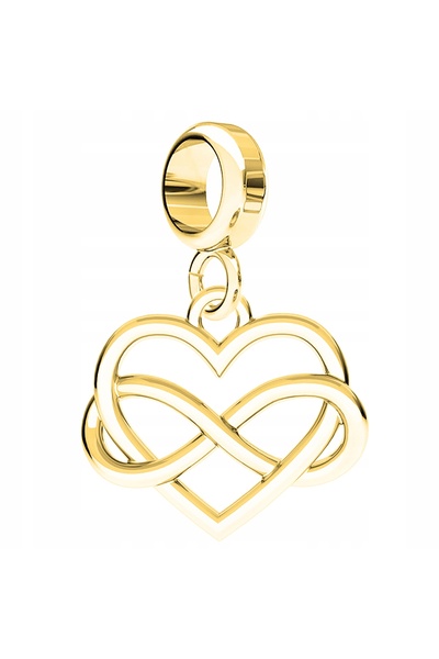 Larezo Pandantiv Tip Charm Pentru Bratari Modulare, Argint 925 Placat Cu Aur ...