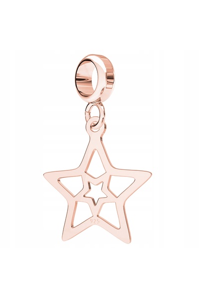 Larezo Charm, Model Lună, Zirconii, Motiv Lună, Inaltime 24mm, Culoare Auriu,...
