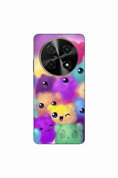 OEM Husa compatibila cu Huawei Nova 12i Silicon Gel Tpu Model Pufosi Colorati