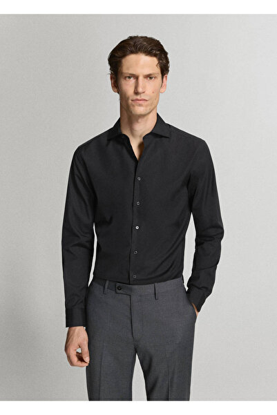 MANGO Man Slim fit pamuklu poplin gömlek
