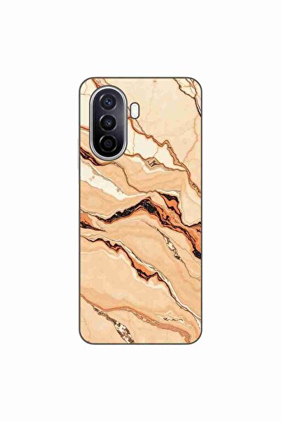 OEM Θήκη συμβατή με Huawei Nova Y70 από σιλικόνη gel TPU με σχέδιο Πέτρας Ερή...