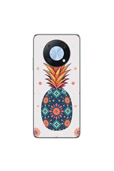 OEM Husa compatibila cu Huawei Nova Y90 Silicon Gel Tpu Model Floral Pineapple