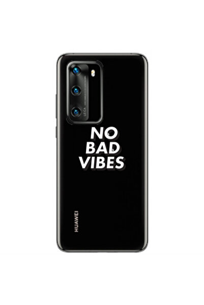 Other Huawei P40 No bad vibes Transparent Silicone TPU Θήκη