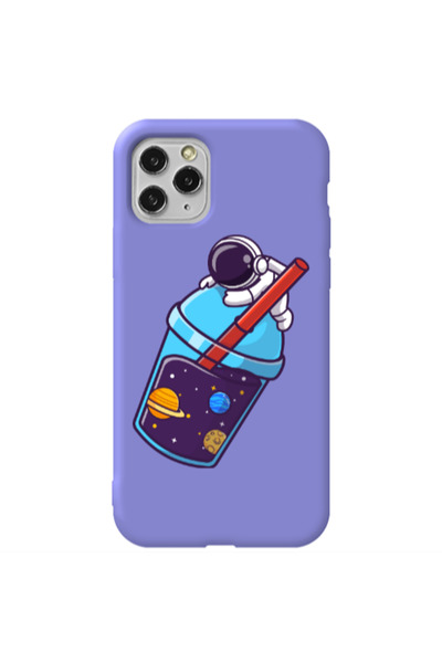 Other Apple iPhone 11 Pro Longing in space Purple Colored Silicone TPU Θήκη