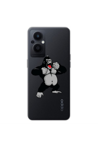 Other Oppo Reno 7 Lite Angry Gorilla2 Transparent Silicone TPU Θήκη