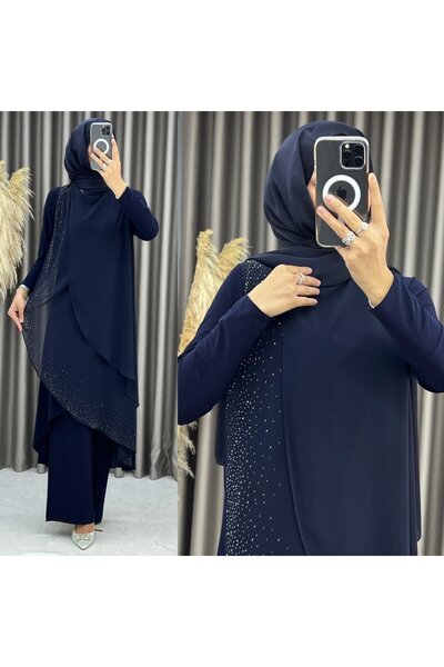 Sundussaracmoda Şevval Takım Lacivert