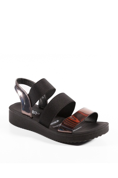 ALOGO Sandale dama Gun din Material elastic Yiu