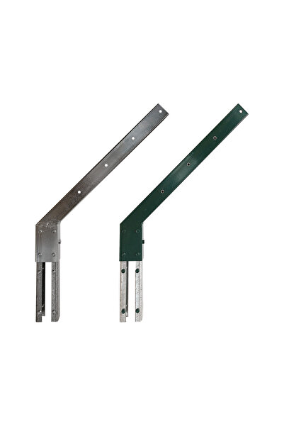 Rocast Set 2 x Suport Simplu Prindere Sarmei Ghimpate Serie Grea Stalp 60 x 4...