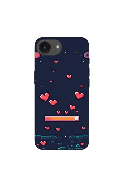 OEM Husa compatibila cu Apple iPhone 16e Silicon Gel Tpu Model Pixelated Heal...