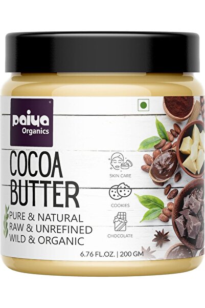 Paiya Organics Cocoa Butter, Pure Natural Body Butter, 200g | Cosmetic & DIY ...