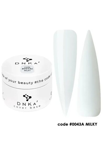 OEM Bază UV pentru unghii, Rubber Base # 0043A Milky DNka, 30ml