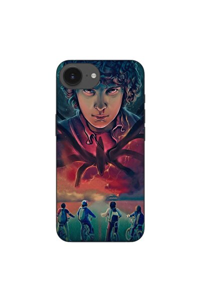 OEM Θήκη συμβατή με Apple iPhone 16e από Σιλικόνη Τζελ TPU με σχέδιο Stranger...