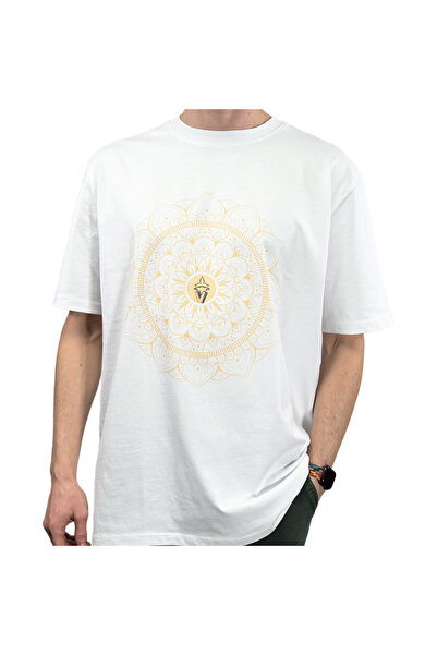 Palo Santo 100% Cotton Unisex "Mandala" T-Shirt - - Size M