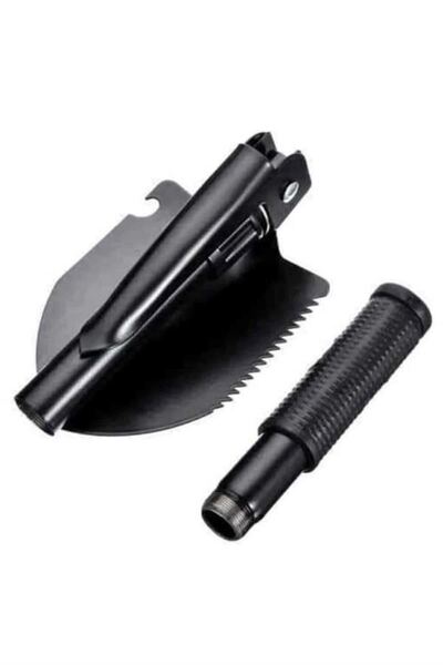 Kanonik Education Folding Portable Pickaxe Shovel Set Portable Steel with Car...