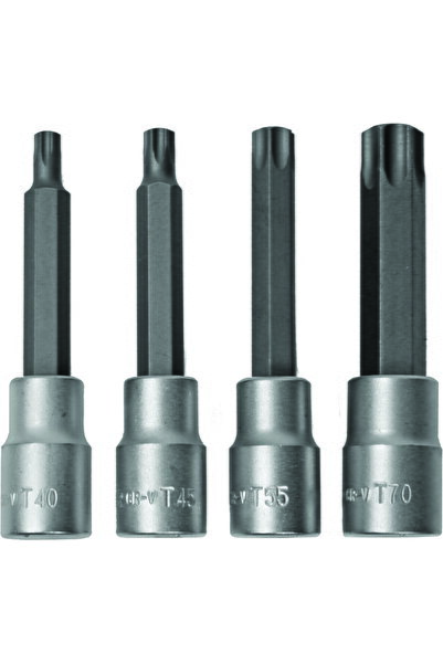 Top Master Pro Set 4 biti torx act.1/2 T40-T70 100mm CR-V TMP"