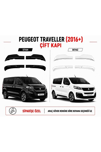 SpoilerLAB PEUGEOT TRAVELLER 2019+ ABS PLASTİK SİYAH (PİANO BLACK) SPOİLER (Ç...