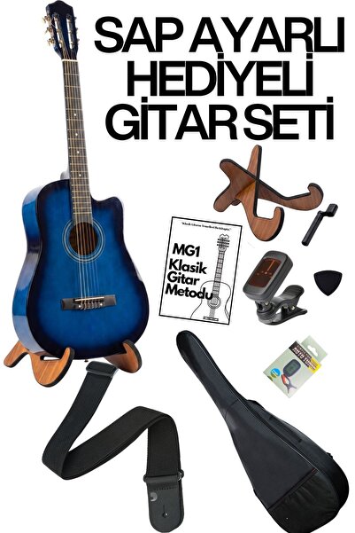 Maske Müzik KLASİK GİTAR SETİ (SAP AYARLI VE AKSESUAR HEDİYELİ)