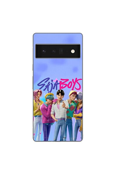 OEM Husa compatibila cu Google Pixel 6 Pro Silicon Gel Tpu Model KPop Demon H...