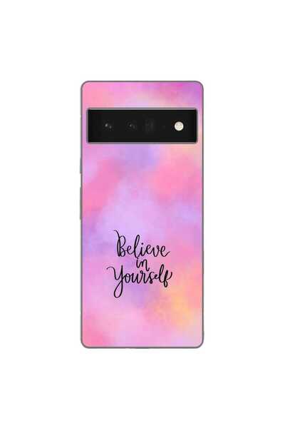 OEM Калъф за Google Pixel 6 Pro от силиконов гел TPU с десен  "Вярвай в себе ...