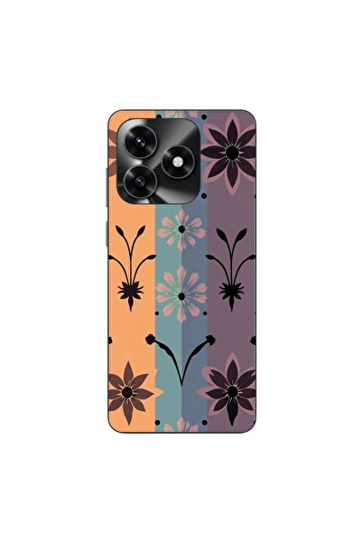 OEM Husa compatibila cu Honor X5c Plus Silicon Gel Tpu Model Vintage Decal Fl...