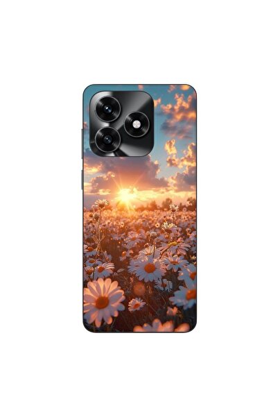 OEM Husa compatibila cu Honor X5c Plus Silicon Gel Tpu Model Rasarit cu Flori