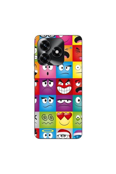 OEM Husa compatibila cu Honor X5c Plus Silicon Gel Tpu Model Funny Faces