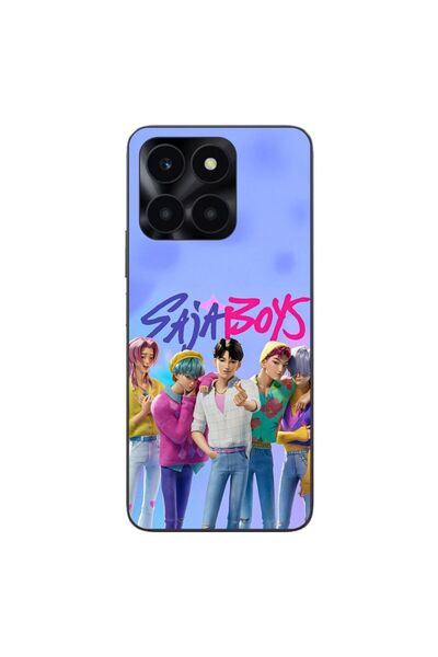 OEM Husa compatibila cu Honor X6a Silicon Gel Tpu Model KPop Demon Hunters Sa...