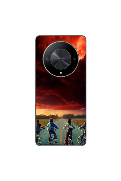 OEM Калъф, съвместим с Honor Magic6 Lite, силиконов гел TPU модел Stranger Th...