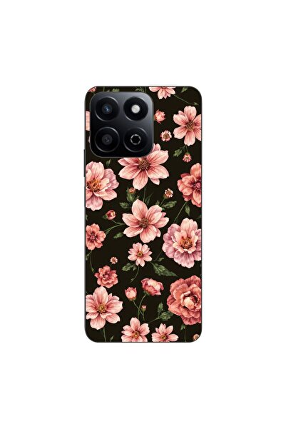 OEM Husa compatibila cu Honor 200 Smart Silicon Gel Tpu Model Pink Spring Flo...