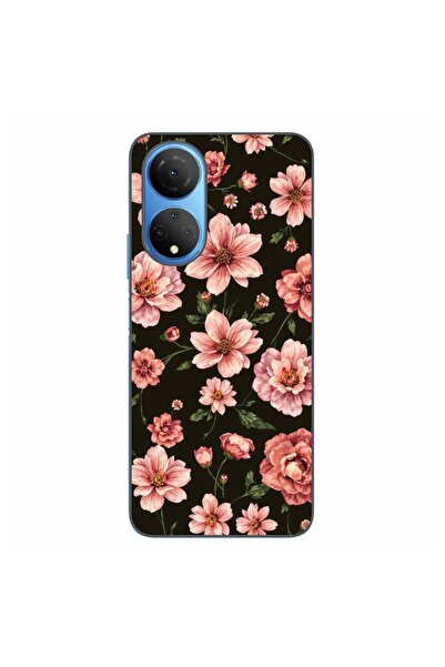 OEM Husa compatibila cu Honor X7 Silicon Gel Tpu Model Pink Spring Flowers