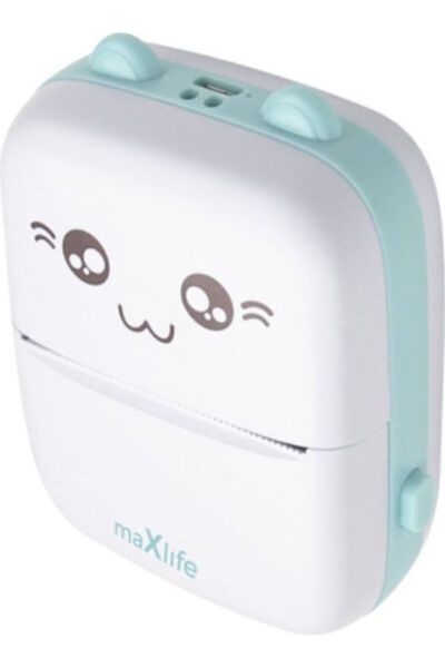 Max Life Maxlife MXTP-100 Φωτογραφικός Εκτυπωτής Ψευδαργύρου με Bluetooth