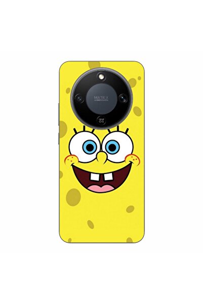 OEM Husa compatibila cu Honor Magic8 Lite Silicon Gel Tpu Model Spongebob Happy