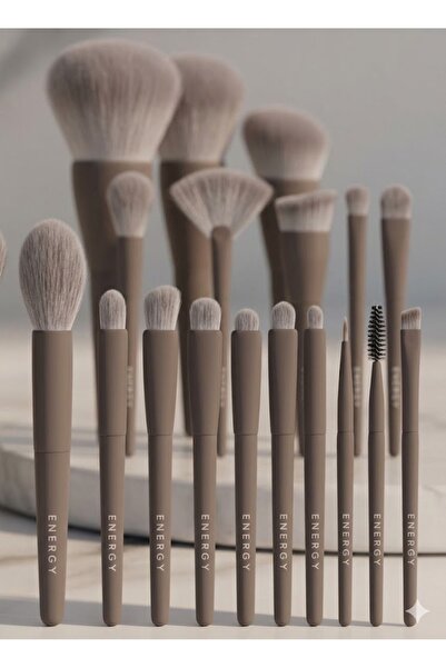 Energy 10-Piece Professional Makeup Brush Set – Ultra Soft Fibers – Full Face...