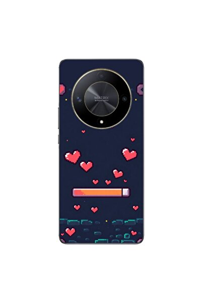 OEM Husa compatibila cu Honor Magic6 Lite Silicon Gel Tpu Model Pixelated Hea...