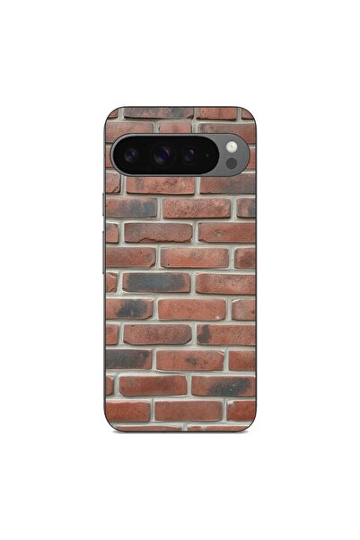 OEM Husa compatibila cu Google Pixel 9 Pro XL Silicon Gel Tpu Model Brick Wall