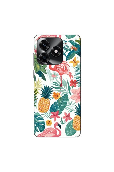 OEM Husa compatibila cu Honor X5c Plus Silicon Gel Tpu Model Tropical Pattern