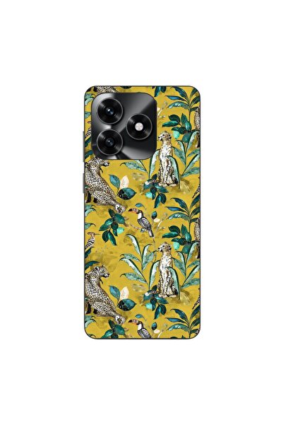 OEM Husa compatibila cu Honor X5c Plus Silicon Gel Tpu Model Yellow Jungle Pa...