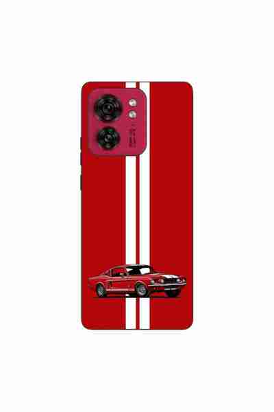 OEM Θήκη συμβατή με Motorola Edge 40, Σιλικόνης Gel TPU, Μοντέλο Κόκκινο Μούσ...