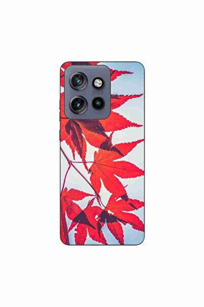 OEM Husa compatibila cu Motorola Edge 50 Neo Silicon Gel Tpu Model Frunze de ...