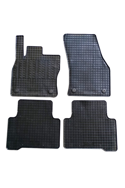 RapidAuto Set covorase auto din cauciuc VW Touran (5T) 2015- , 5 locuri, cu p...