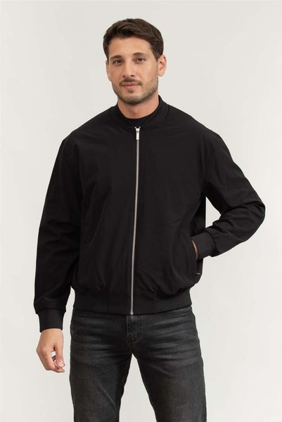 Karl Lagerfeld Erkek Bomber Mont Siyah