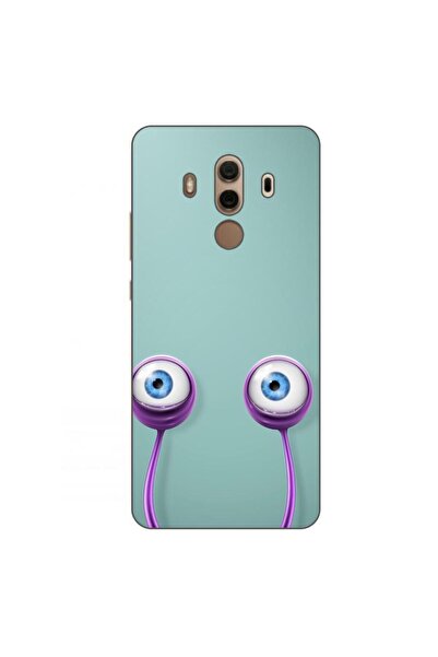 OEM Калъф, съвместим с Huawei Mate 10 Pro, силиконов гел TPU, с шарка  "Очи н...