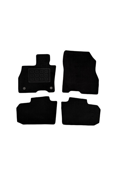RapidAuto Covorase mocheta Nissan Leaf 2 2018-prezent, Negre, set de 4 Buc.