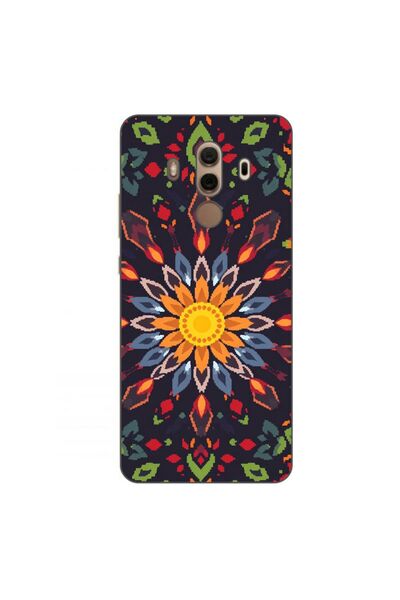 OEM Θήκη συμβατή με Huawei Mate 10 Pro Σιλικόνης TPU με σχέδιο Pixel Art Sun ...