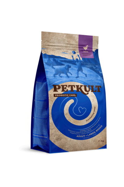 PetKult Hrana uscata pentru caini Probiotics Adult Talie Mare Rata 2 kg