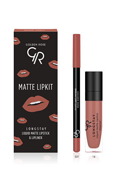 Golden Rose MATTE LIP KIT WARM SABLE 2ΤΜΧ
