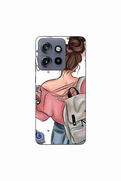 OEM Husa compatibila cu Motorola Edge 50 Neo Silicon Gel Tpu Model Girl Fashi...
