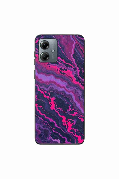 OEM Husa compatibila cu Motorola Moto G14 Silicon Gel Tpu Model Midnight Rose...