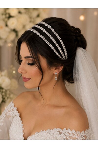 modernist Crystal stone elegant model special day crown